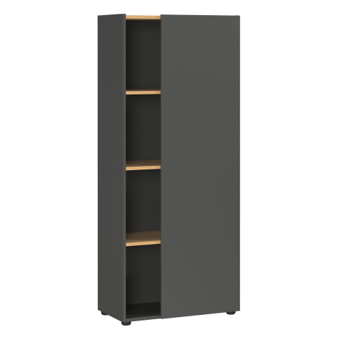 Riiul ADRANO 2233 grafiit/tamm