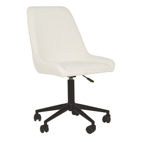 Kontoritool LARA valge boucle