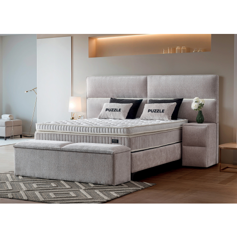 Kontinentaalvoodi PUZZLE helehall