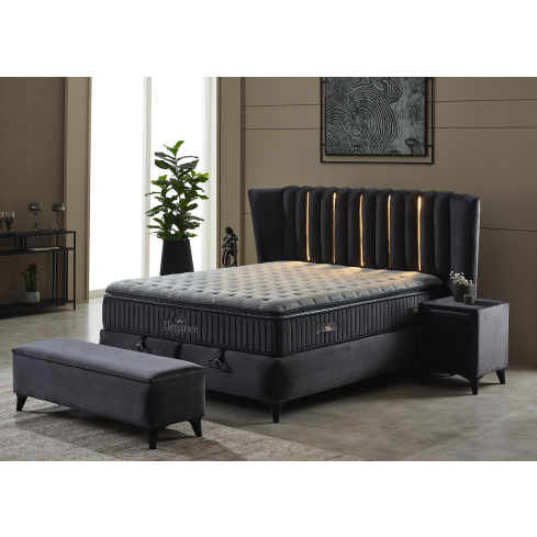 Kontinentaalvoodi ELEGANCE tumehall