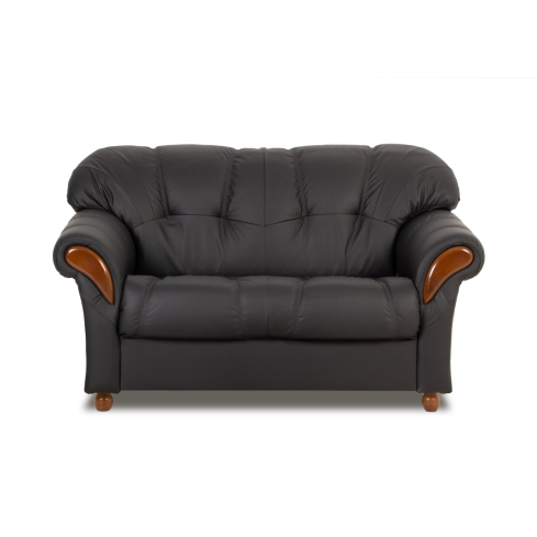 Diivan ROVERTO 2-ne must nahk