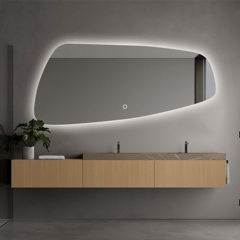 Seinapeegel DALEN valgustusega