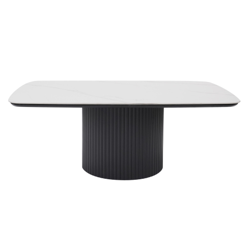 Diivanilaud KAELIN valge/must