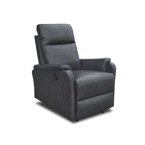 Tugitool-recliner TYLER must PU (elektriline)