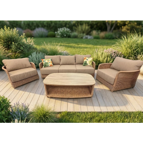 Aiamööblikomplekt CLIFF beež