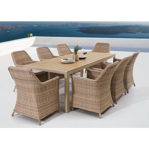 Aiamööblikomplekt VERANO beež