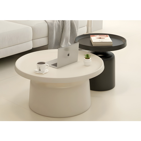 Diivanilaua komplekt PECA must/valge