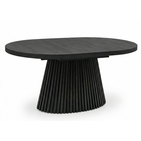 Pikendatav laud WOOD must tamm (ovaalne)