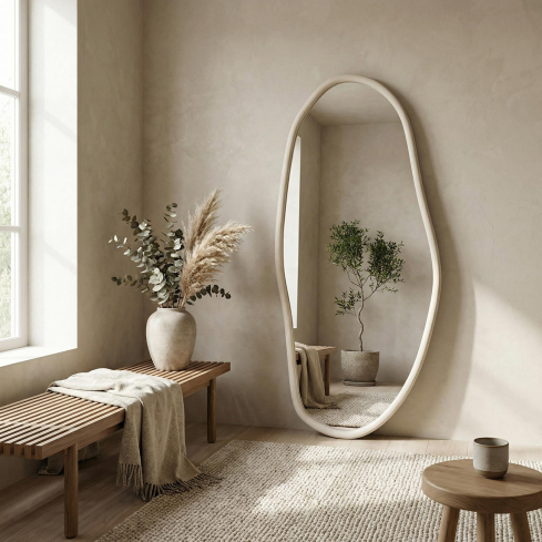 Seinapeegel ELOPE valge