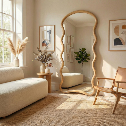 Seinapeegel MIELO naturaalne