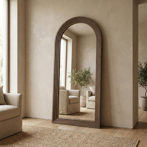 Seinapeegel PALM pruun