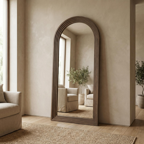 Seinapeegel PALM pruun