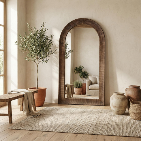 Seinapeegel VALA pruun