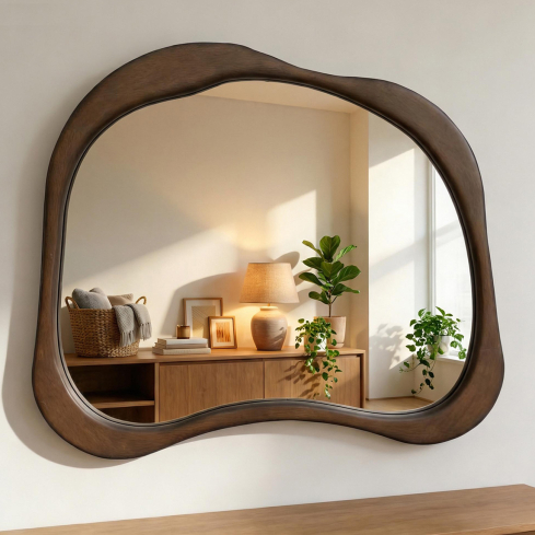 Seinapeegel YUMI pruun