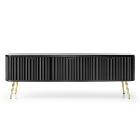 TV-laud ZOVA RTV168 must/kuldne