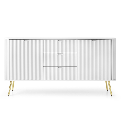 Kummut ZOVA KSZ168 valge/kuldne