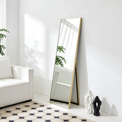 Põrandapeegel RHODE kuldne