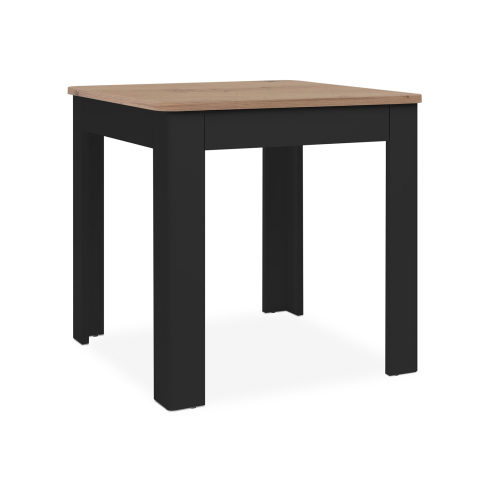 Söögilaud OSLO 81A artisan tamm/must