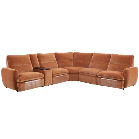 Nurgadiivan-recliner STARK oranž