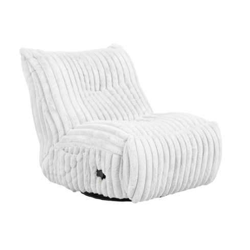 Tugitool-recliner SULLIVAN valge tekstuurkangas