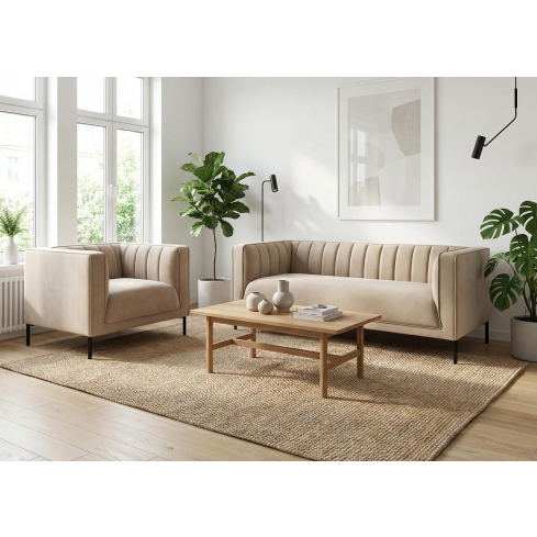 Diivan COMPO 3-ne beež samet