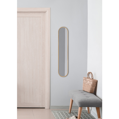 Seinapeegel MONI 101 cm kuldne