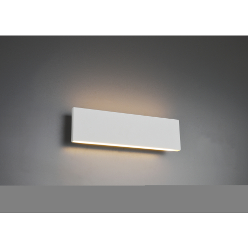 Seinalamp CONCHA 28 cm matt valge