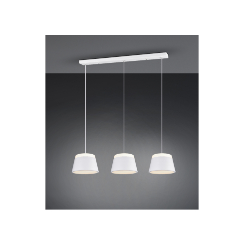 Rippvalgusti BARONESS 3-ne matt valge