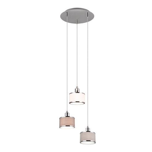 Rippvalgusti KAPRUN hall/valge/pruun