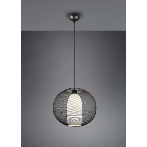 Rippvalgusti FILO 1-ne matt must/valge