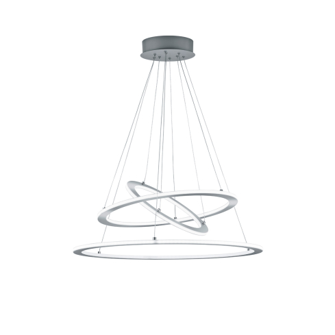 Rippvalgusti DURBAN 80 cm matt nikkel