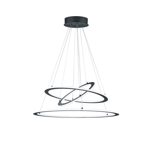 Rippvalgusti DURBAN 80 cm antratsiit