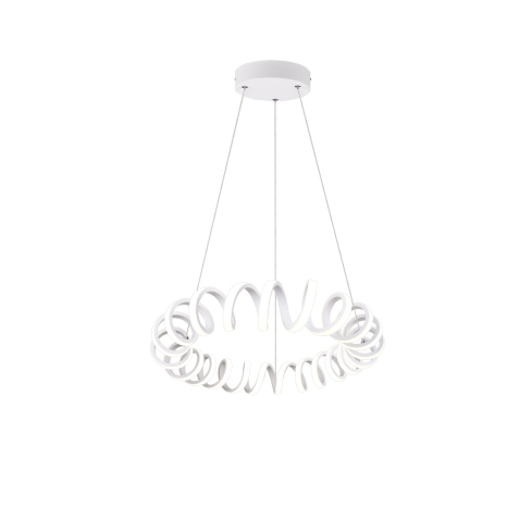 Rippvalgusti CURL matt valge