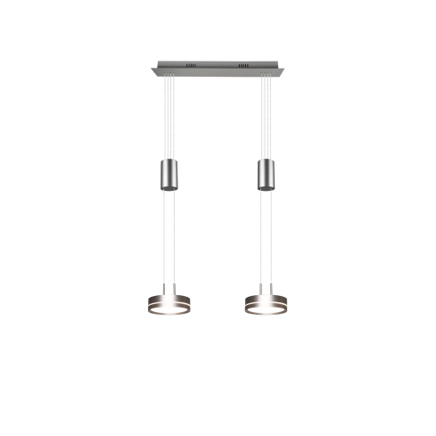 Rippvalgusti FRANKLIN 2-ne matt nikkel