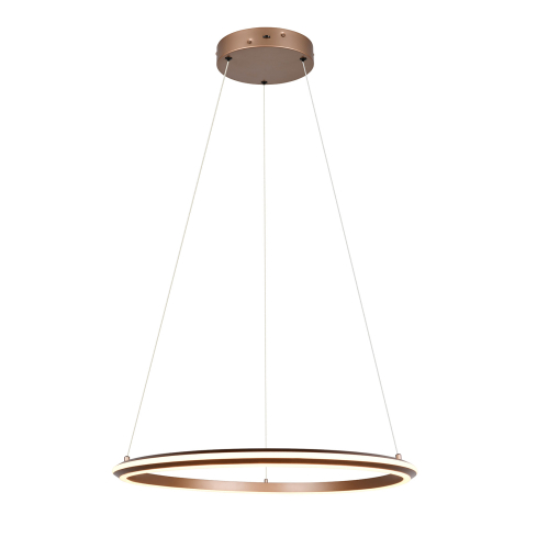 Rippvalgusti AMADOR 75 cm kohvipruun