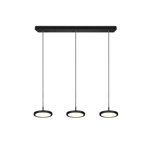 Rippvalgusti TRAY 3-ne matt must