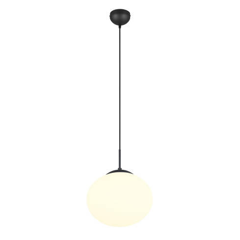 Rippvalgusti FOMENTO 30cm matt must