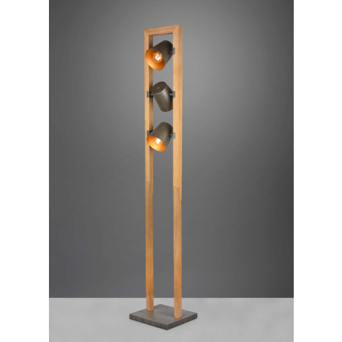 Põrandalamp BELL antiik nikkel