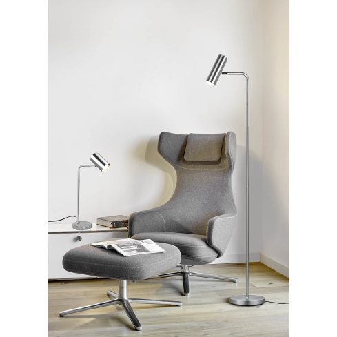 Põrandalamp MARLEY matt nikkel