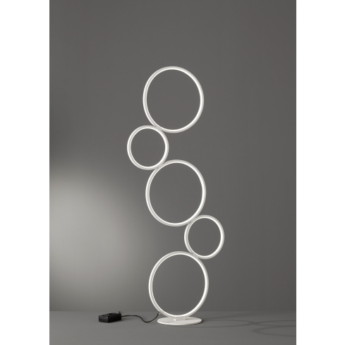 Põrandalamp RONDO matt valge