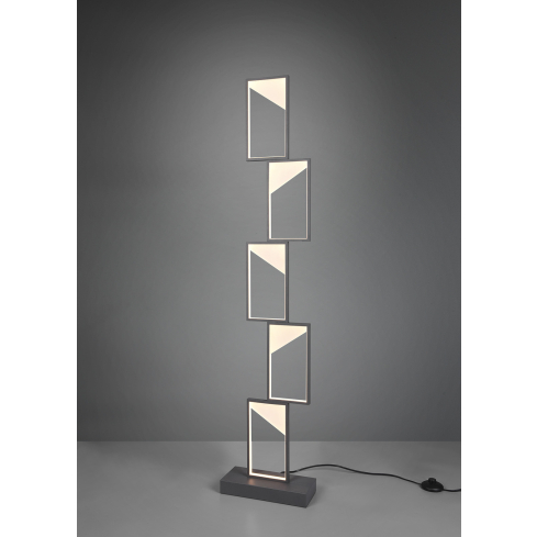 Põrandalamp CAFU antratsiit