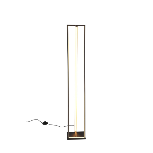 Põrandalamp EDGE matt must