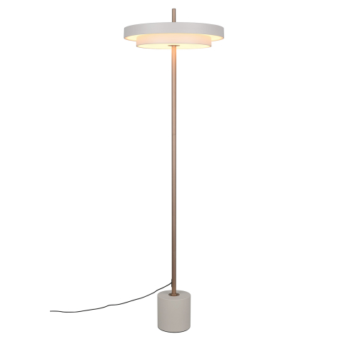 Põrandalamp KEATON helehall