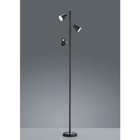 Põrandalamp NARCOS matt must