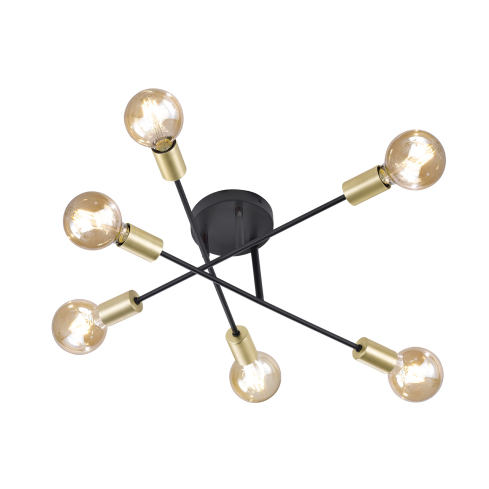 Laelamp CROSS 6-ne must matt