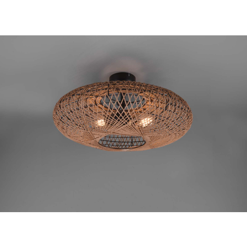 Laelamp HEDDA matt must/rotang