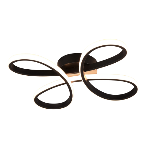 Laelamp FLY matt must (väike)