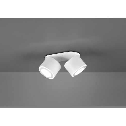 Seina- ja laelamp TAURUS 2-ne matt valge