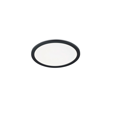 Laelamp CAMILLA ümar matt must