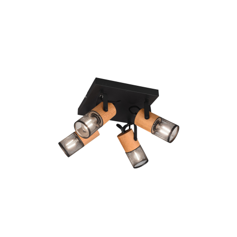 Kohtvalgusti TOSH 4-ne matt must